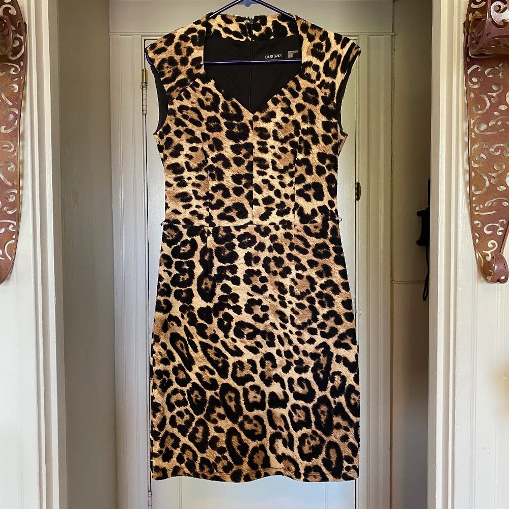 Sultry Ellen Tracy cocktail/work dress, size 6